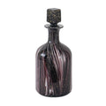 Wavy Glass Bottle with Stopper P3263