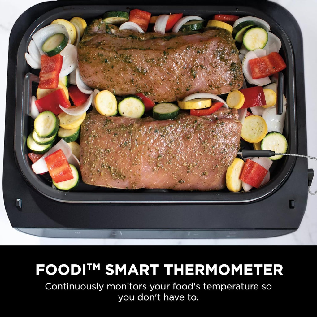 Black Indoor Grill with Air Fry G84281