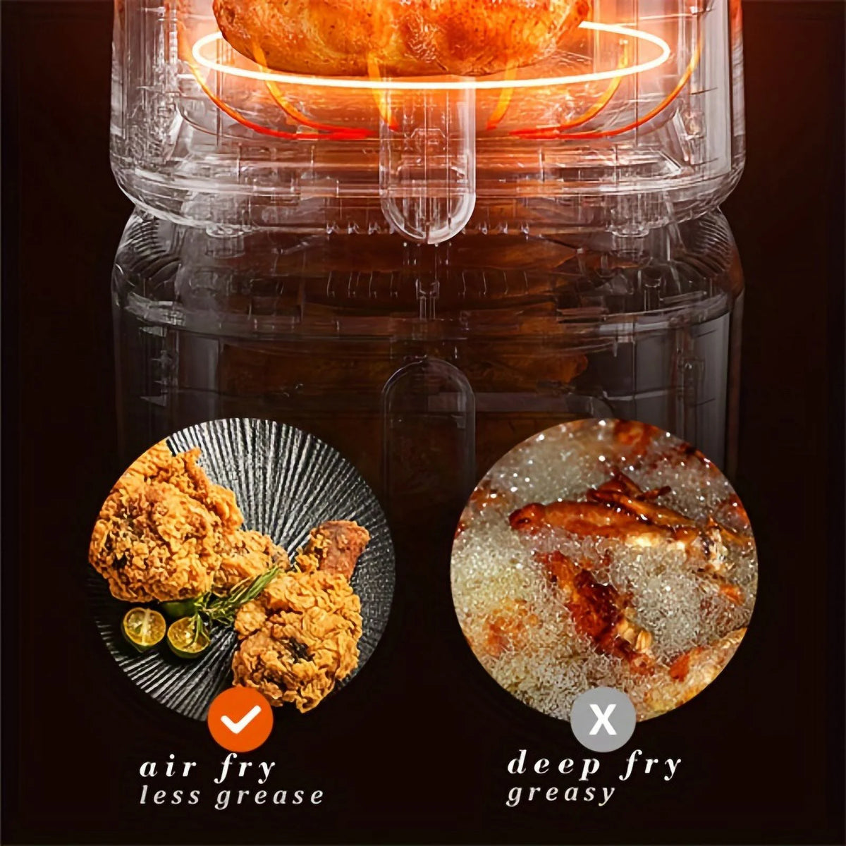 Mini Air Fryer 2.7QT 1500W M676439