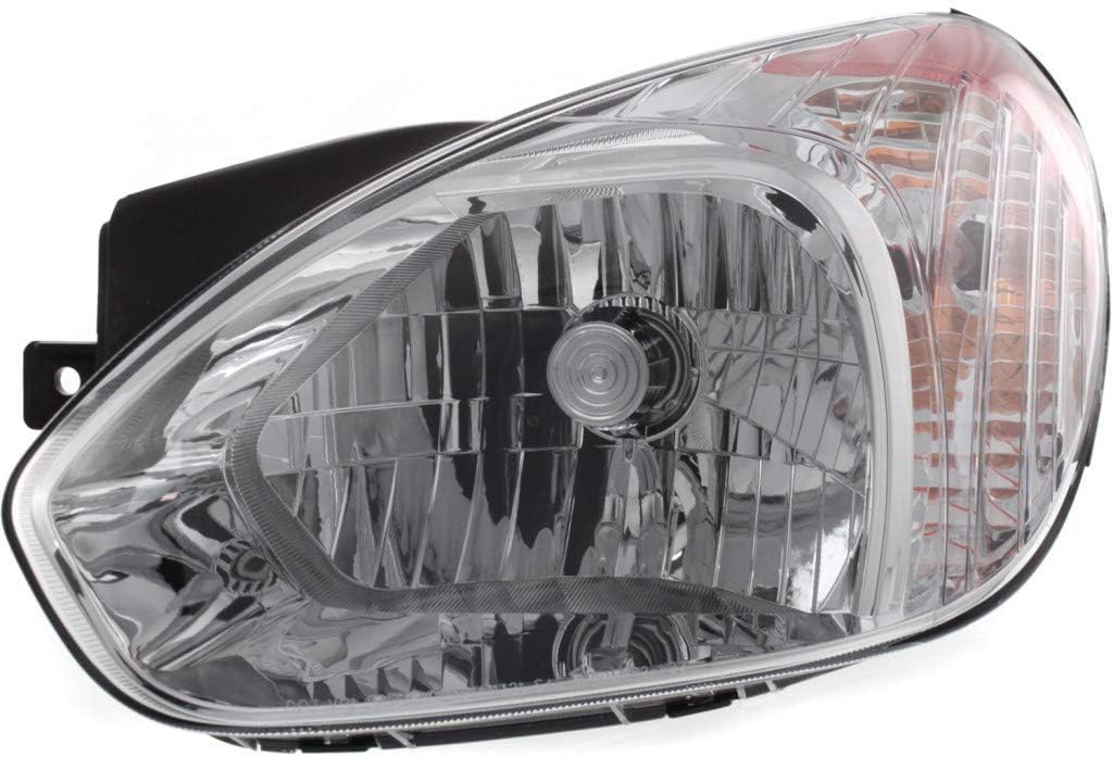 Hyundai Accent Headlight Assembly Pair Driver and Passenger Side Z8842
