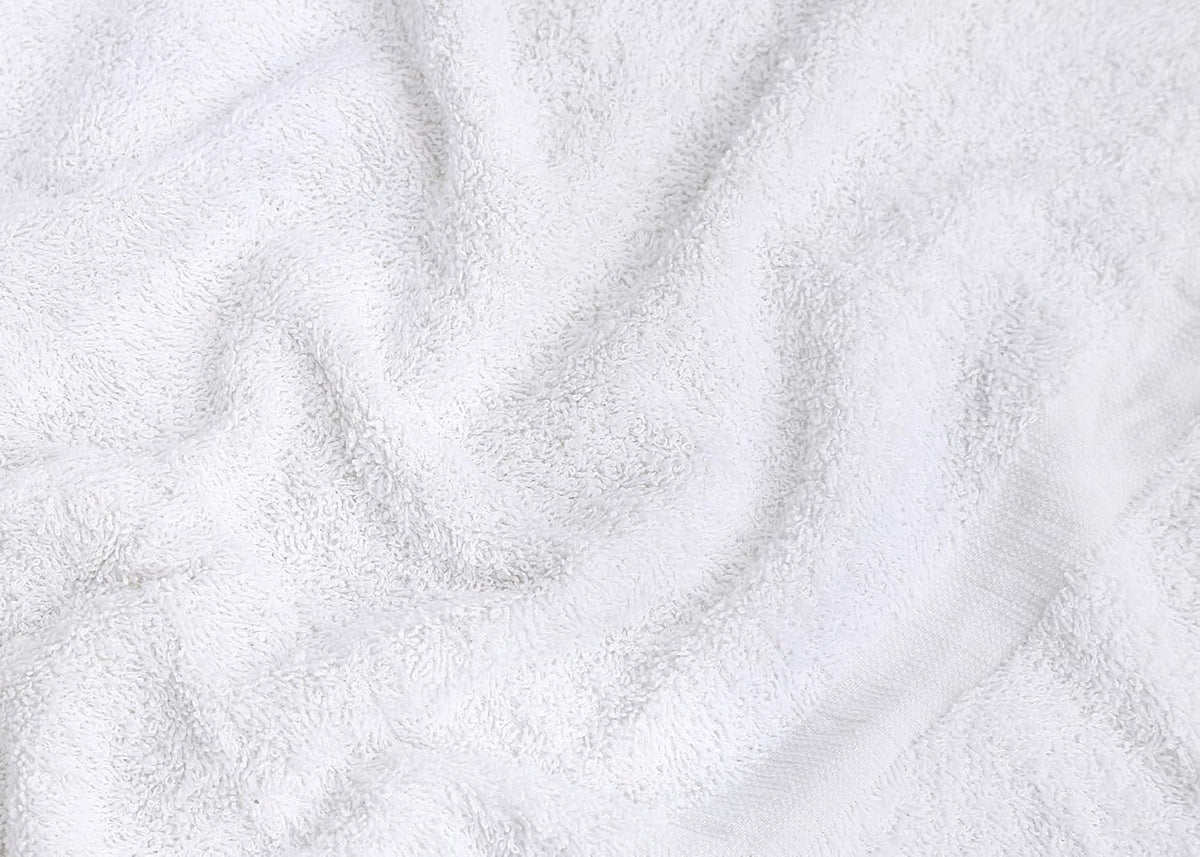 White Cotton Blend Bath Towels (24x 48 Inch) (60) C132590
