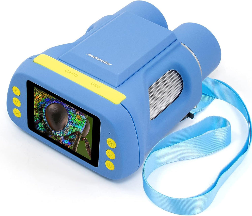 Portable Handheld Kids Microscope 2 LCD Pink N3027