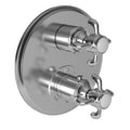 Round Thermostatic Trim Plate with Handle O29446