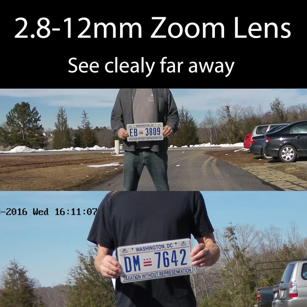 Clear Night Vision 5MP Manual Zoom Dome CCTV Security Camera S350294