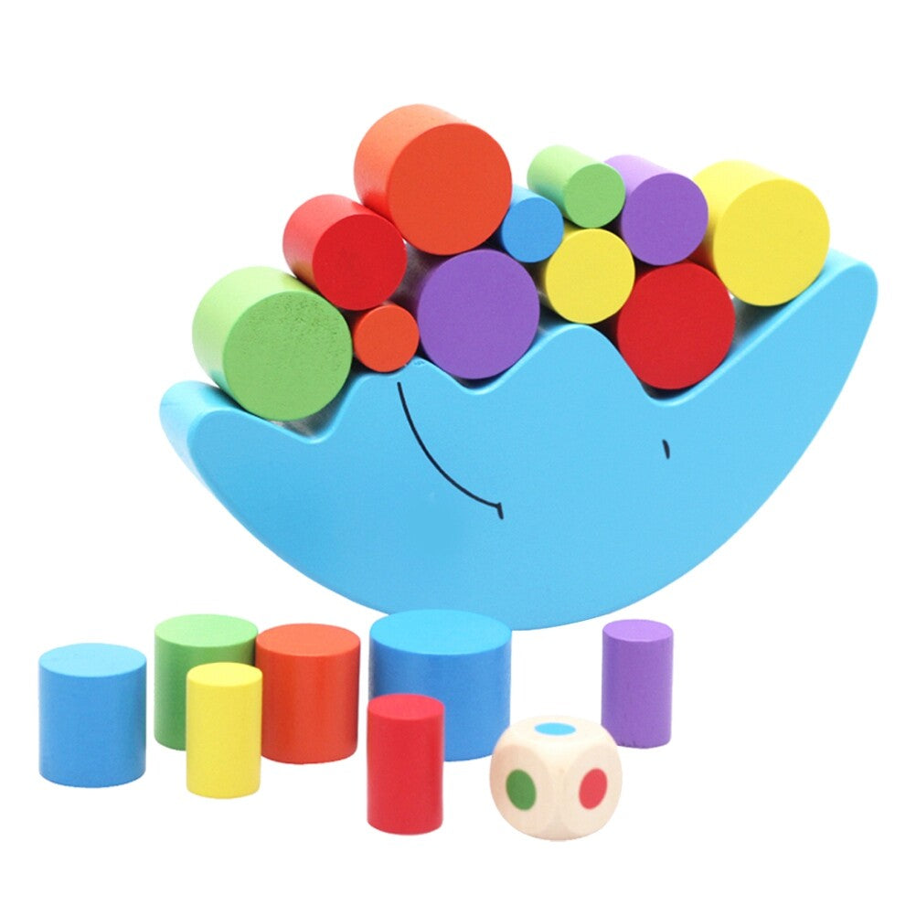 Wooden Stackable Building Blocks Set Educational Toys Y7626