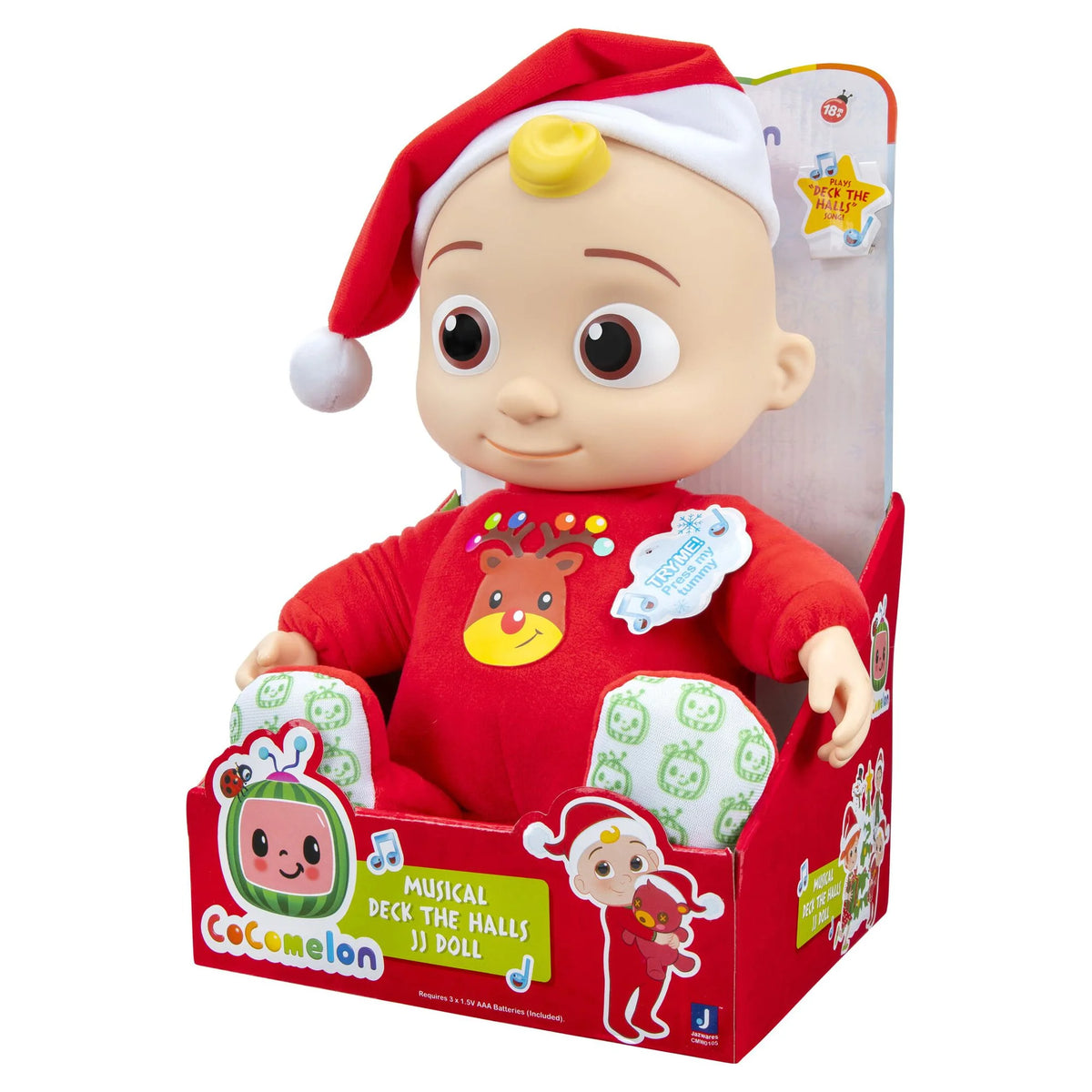 Musical Doll with Santa Hat F4993