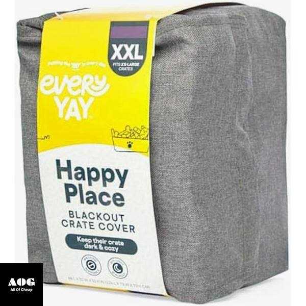 Grey Dog Crate Cover H2007