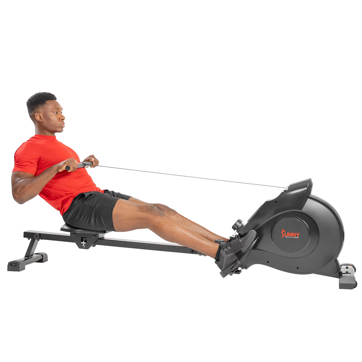 Smart Magnetic Rowing Machine with Extended Slide Rail B836