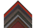 Brown Indoor Carpeted Entry Mat, 4 x 8 ft, Vinyl Backing U246136