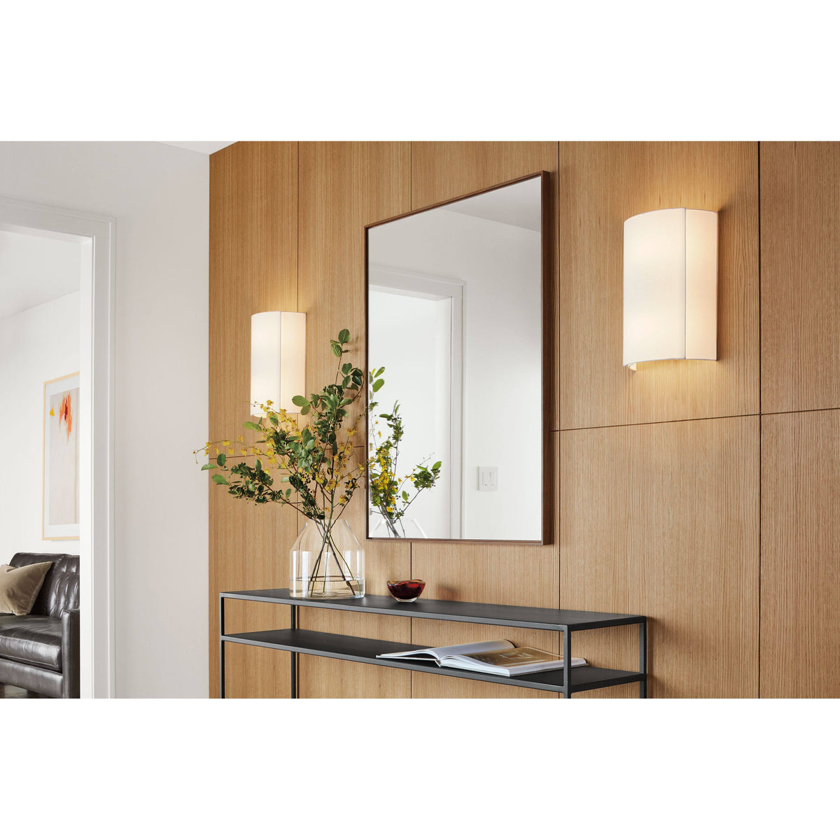 Sage Green Grey Slim Console Table S653311