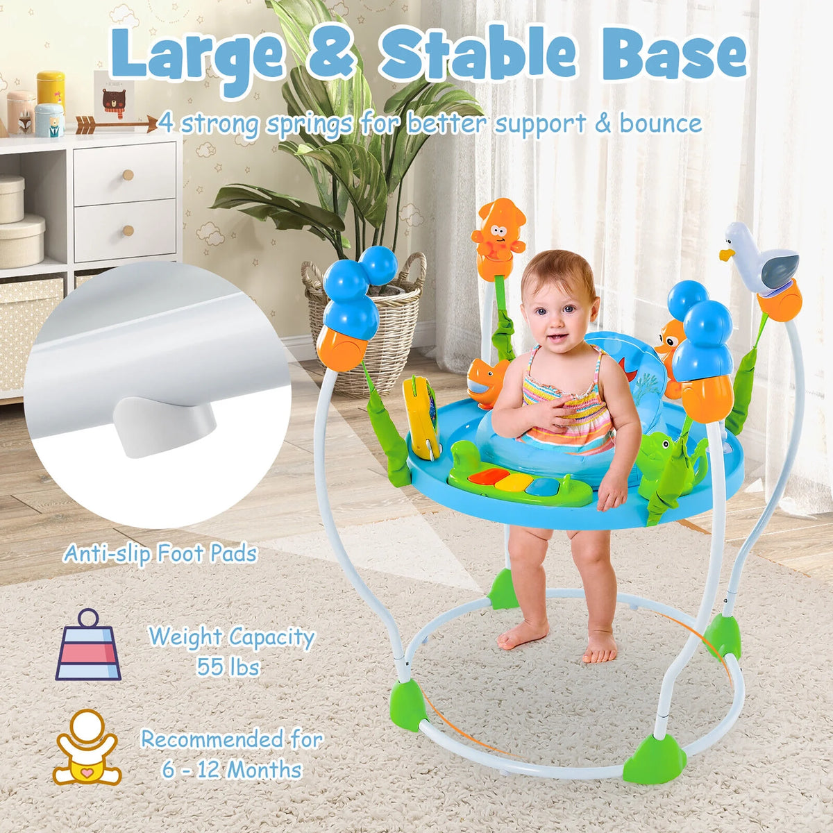 Underwater World Themed Baby Bouncer N93334