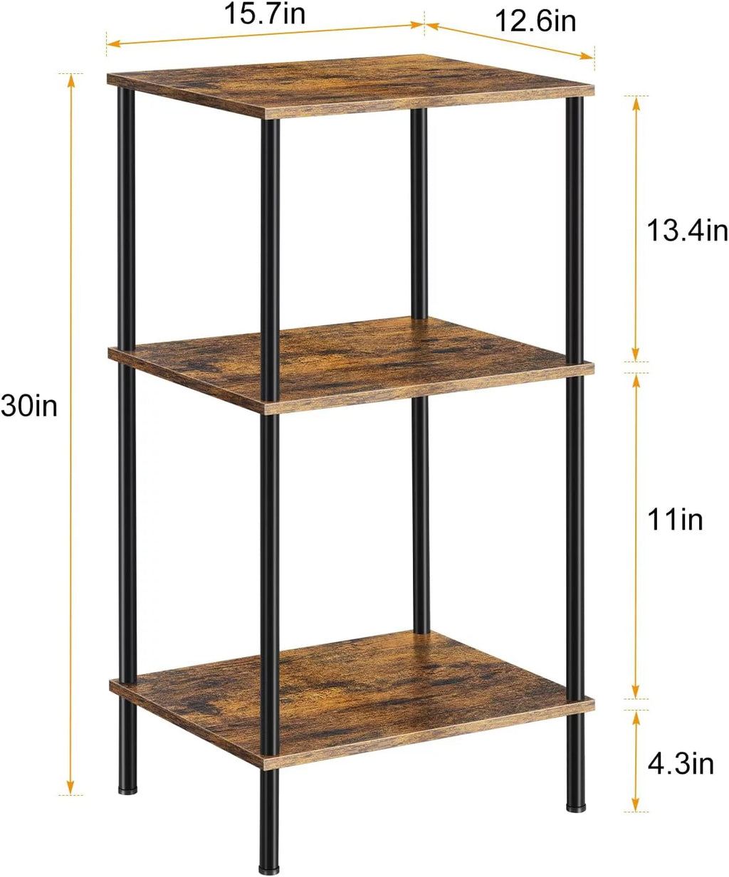 Brown 3-Tier End Table N75754