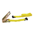 4 in. x 27 ft. Ratcheting Cargo Strap with Flat Hook S948815