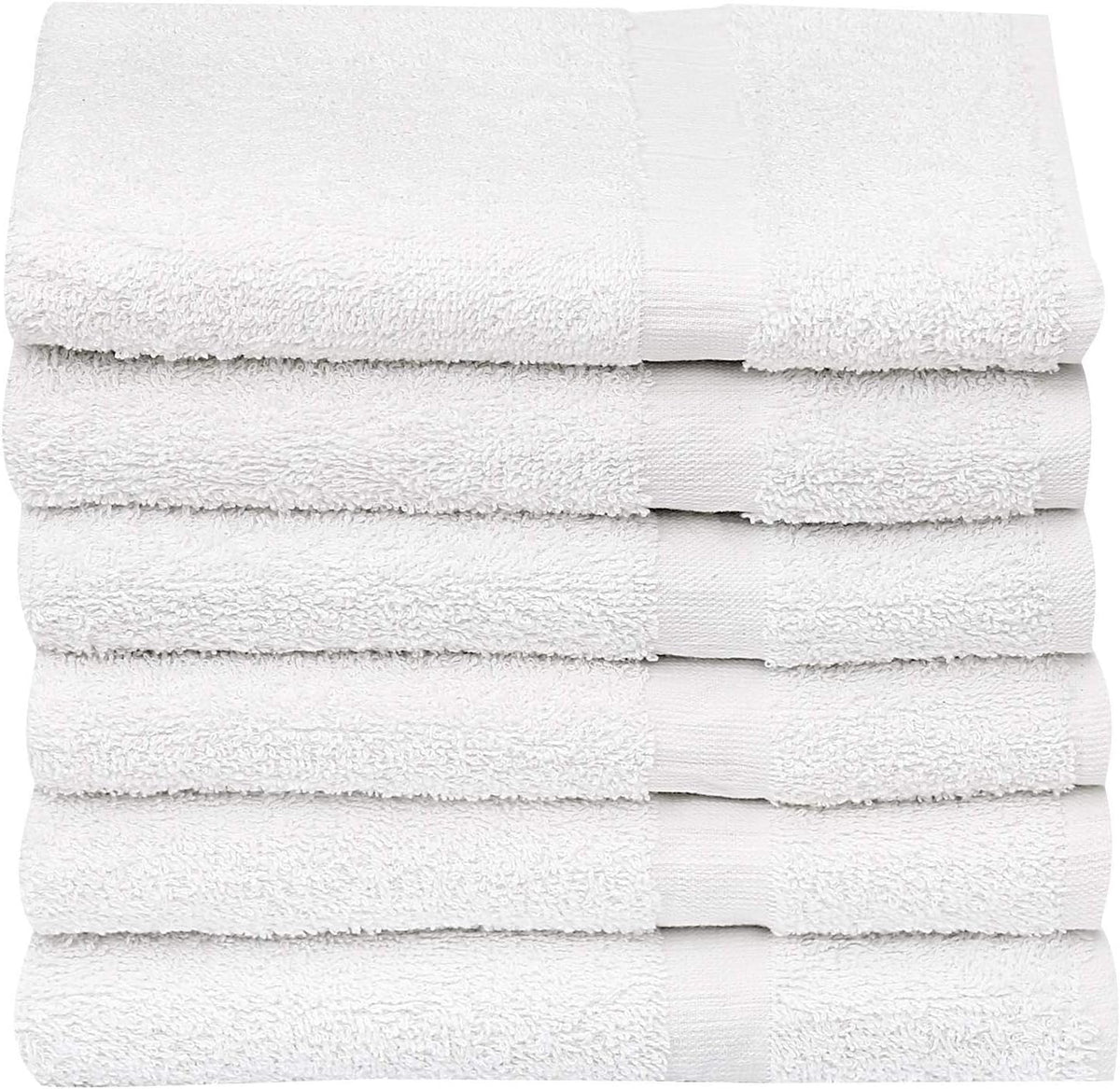 White Cotton Blend Bath Towels (24x 48 Inch) (60) C132590