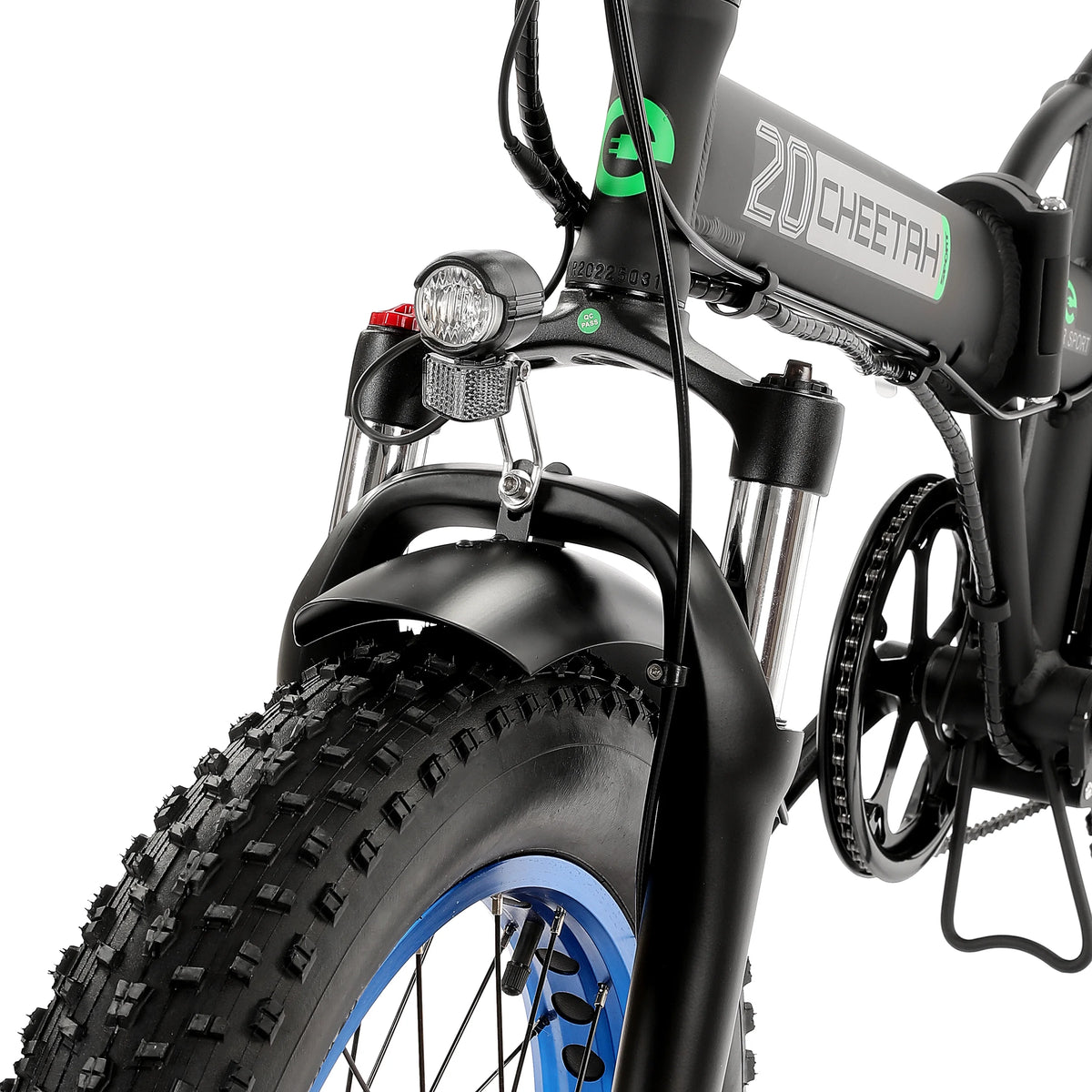 500 W Electric Bike 20" Fat Tire Folding Electric Bicycle 36 V 12.5 AH Removable Battery O571
