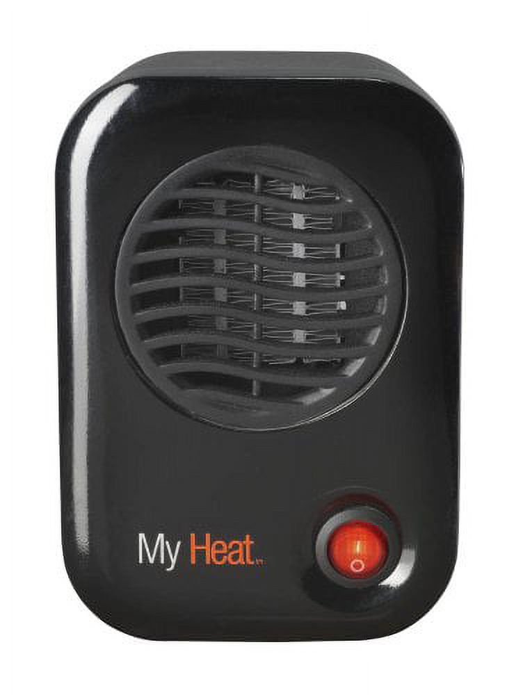 Black Compact Personal Space Heater L692