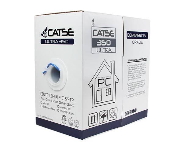 Cat5e Unshielded Bulk Ethernet Cable, UTP, 24 AWG Orange K48768