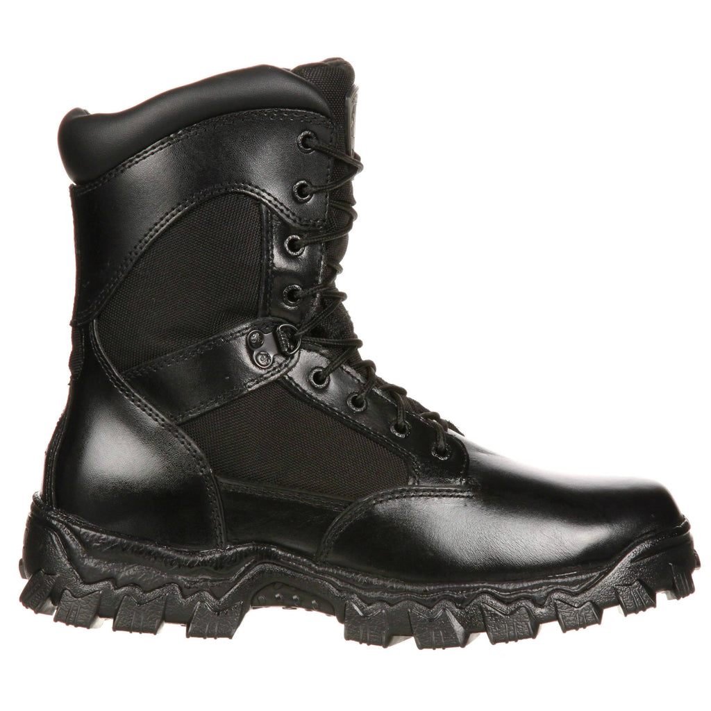 Black 8 in. Alphaforce Work Boots E11250
