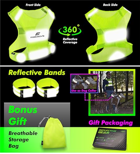 Reflective Vest with 2 Bands & Bag M843214