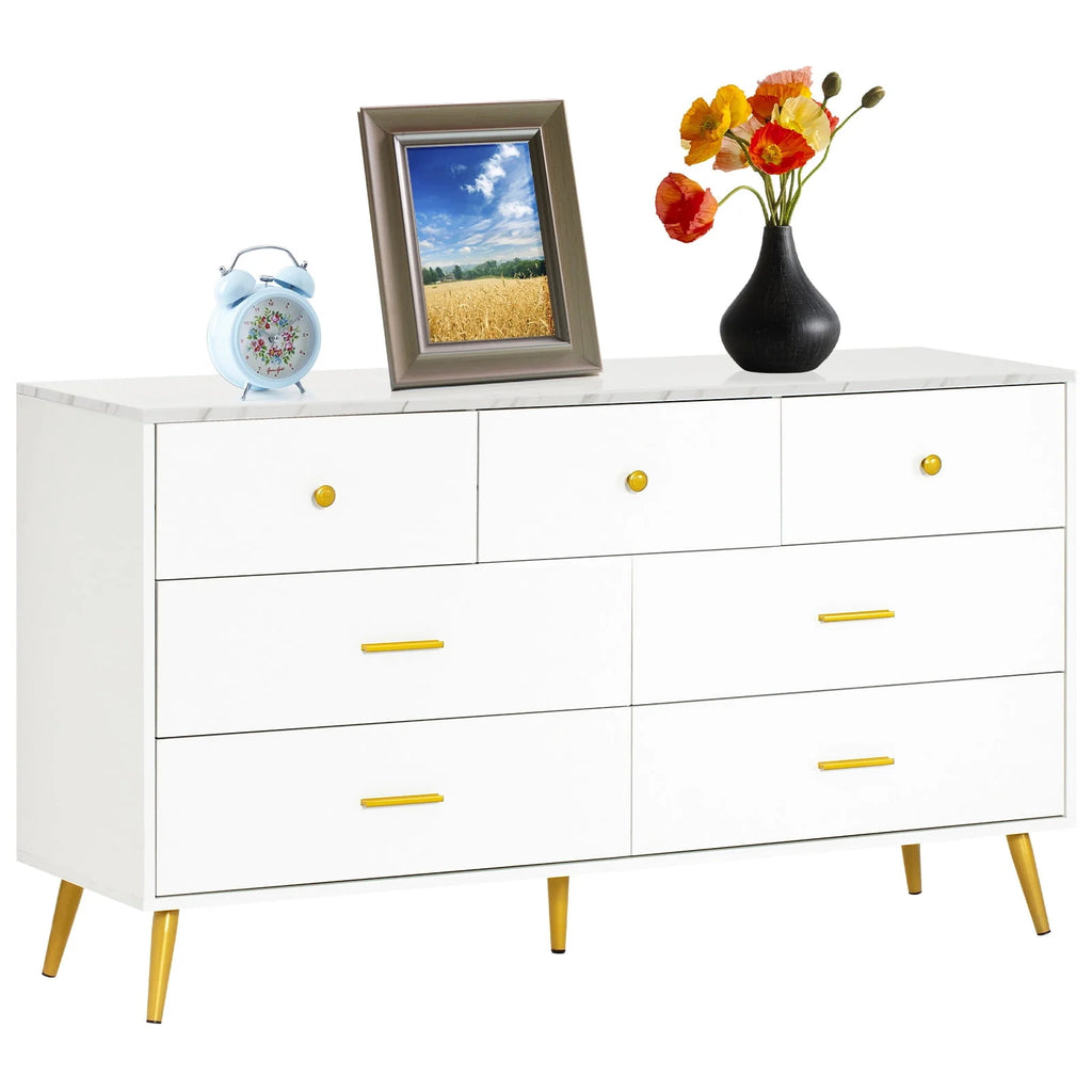Black 3 Drawer Wood Dresser J577
