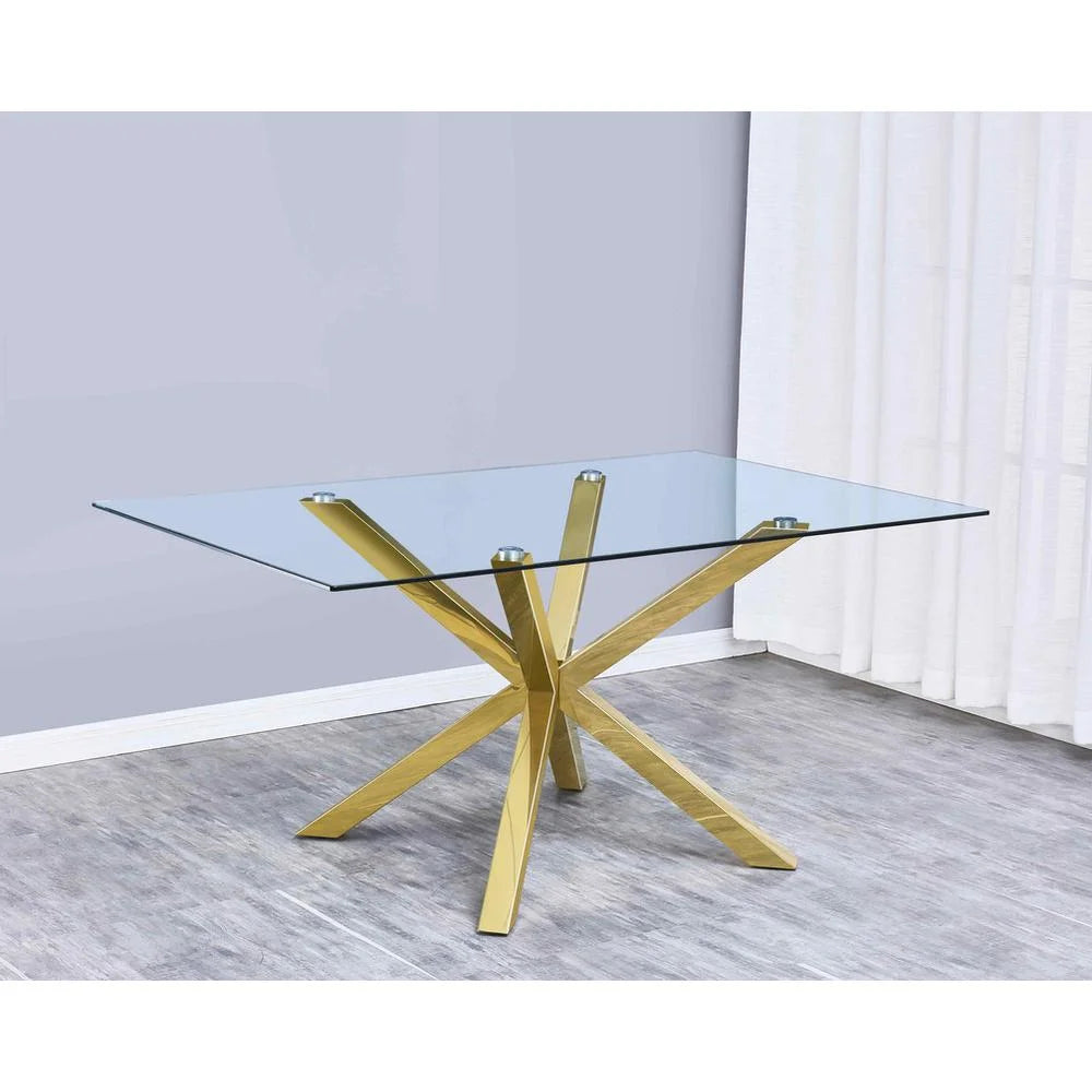 5pc Glass Dining Set C5627