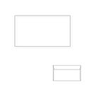 6-1/4 Regular Envelopes, White, Carton of 5000 L5393