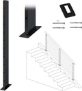 36x1x2 Rectangle Stainless Steel Cable Railing Post V535100