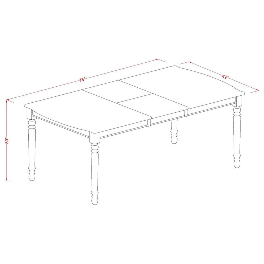 Dining Room Table with Butterfly Leaf O44864