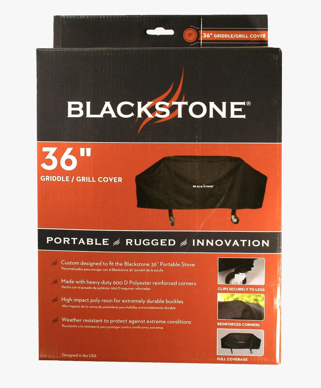 36" Black Heavy Duty Grill Cover T59788