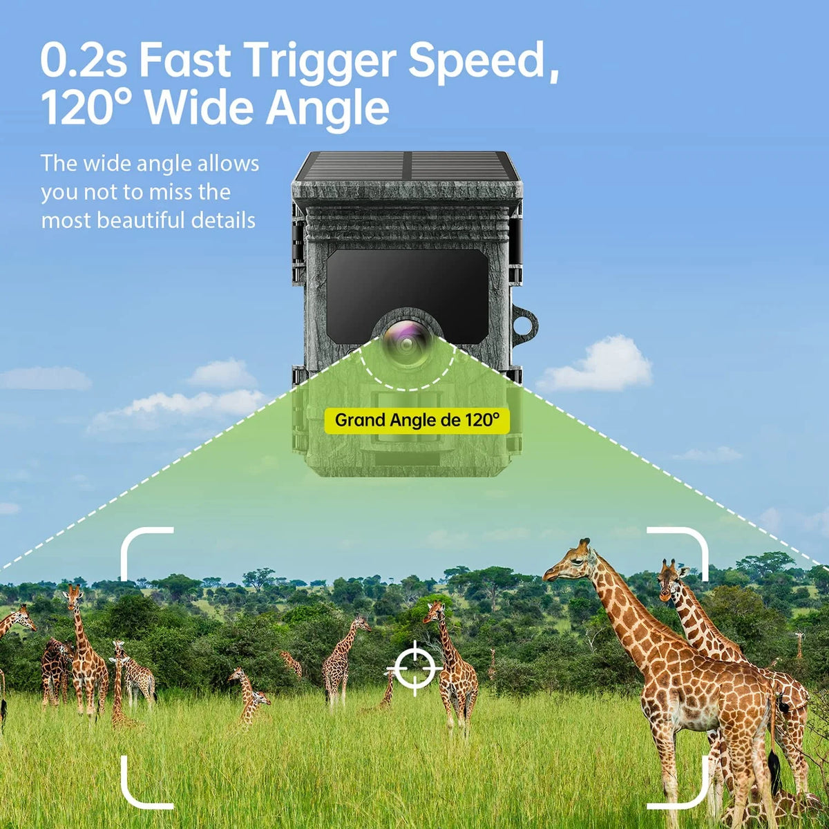 4K 30fps 46MP Night Vision Waterproof IP66 Motion Activated Trail Camera A9133