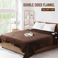 Brown Queen Size Electric Heated Blanket D2969