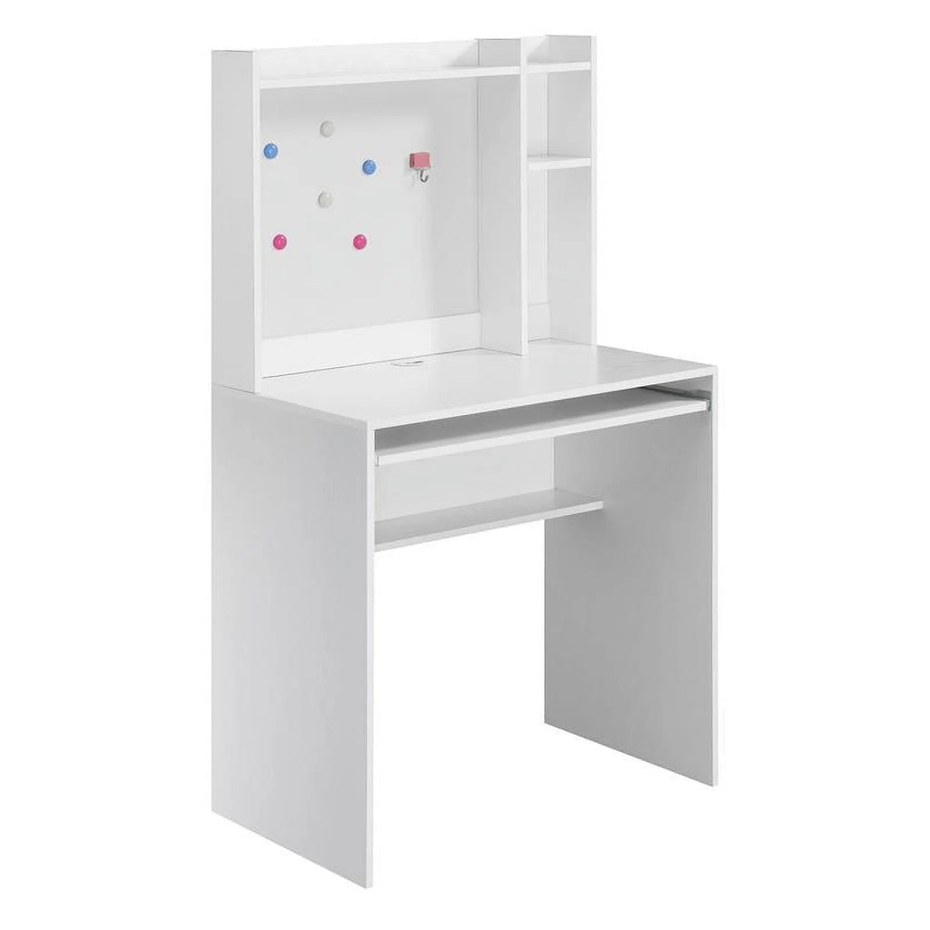 White Wood Student Desk with Shelves U646582