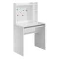 White Wood Student Desk with Shelves U646582