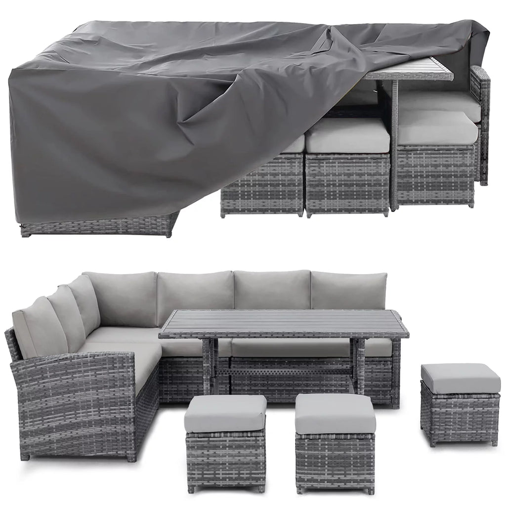7 Piece Rattan Wicker Patio Conversation Set F368