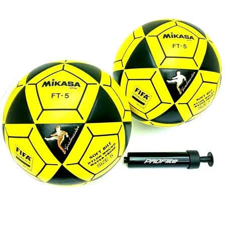 Black/Yellow 2 Pack Soccer Ball L715