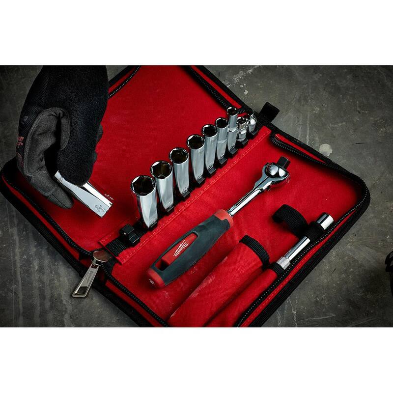 SAE Ratchet & Socket Set 12-Piece Q4346