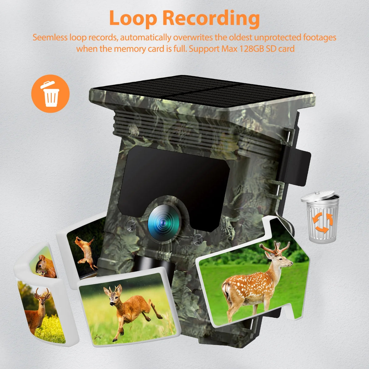 4K 30fps 46MP Night Vision Waterproof IP66 Motion Activated Trail Camera A9133
