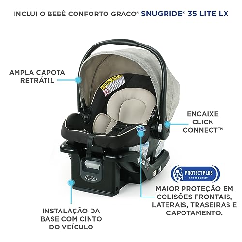 Graco Modes Element LX Travel System with Stroller and Infant Car Seat M216