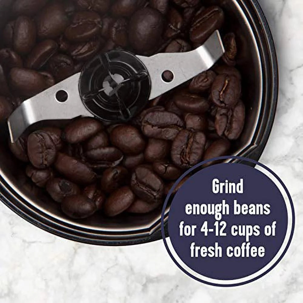 Black Electric Coffee Bean Spice Grinder J30546