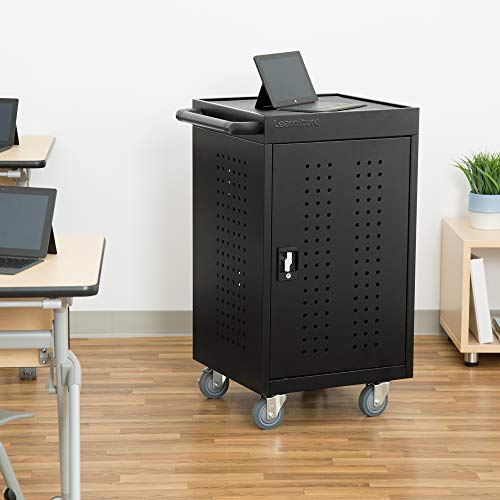 Black Mobile Charging Station for 30 Devices E234