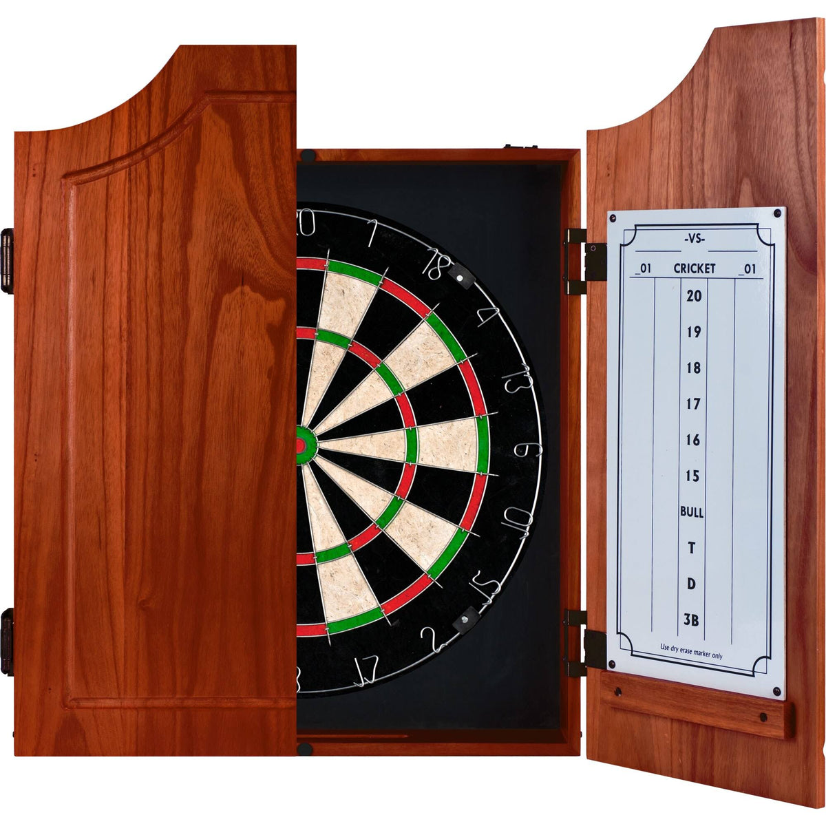 Beveled Wood Dart Cabinet F66848