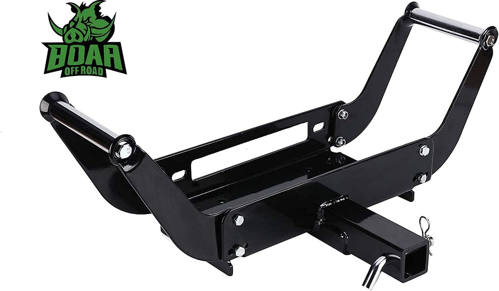 15000Lbs Capacity Winch Mounting Hitch with Folding Bracket Z584191