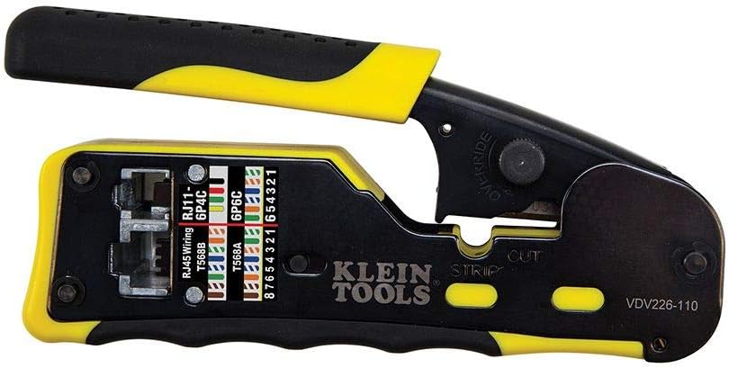 Ratcheting Modular Cable Crimper Wire Stripper Wire Cutter I58825