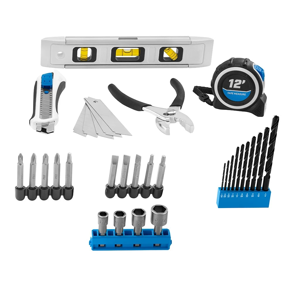 20-Volt Cordless 3/8-inch Drill 36-Piece Project Kit with Battery and Storage Bag Q7532