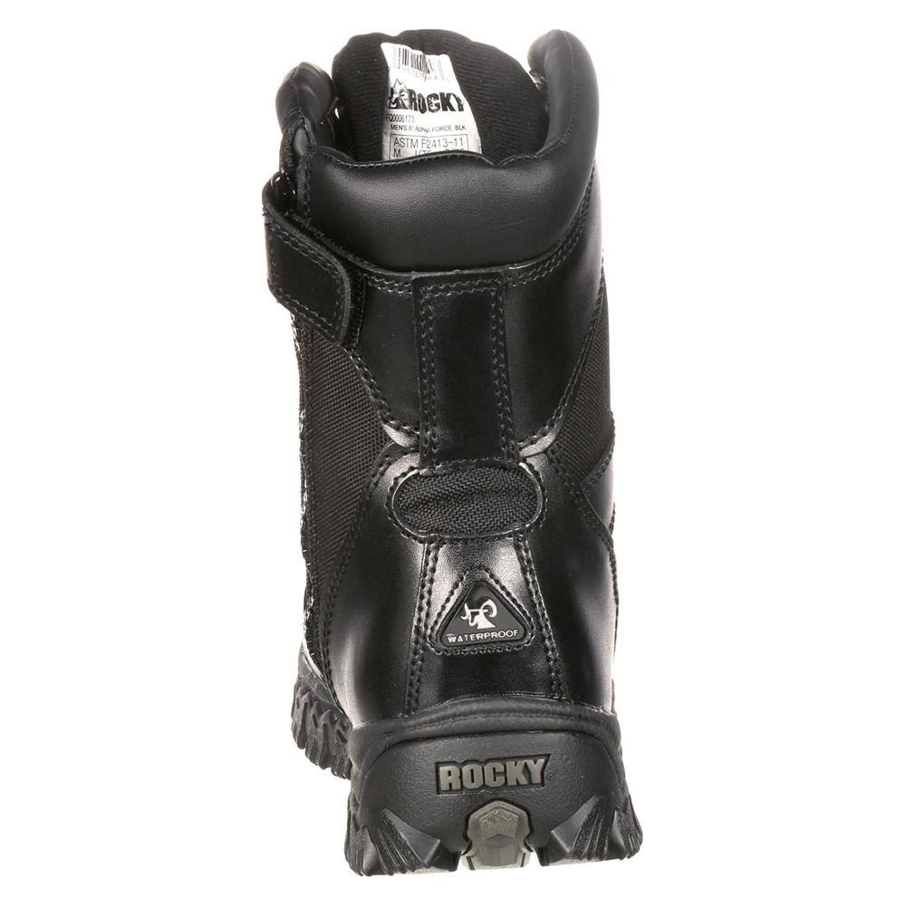 Black 8 in. Alphaforce Work Boots E11250