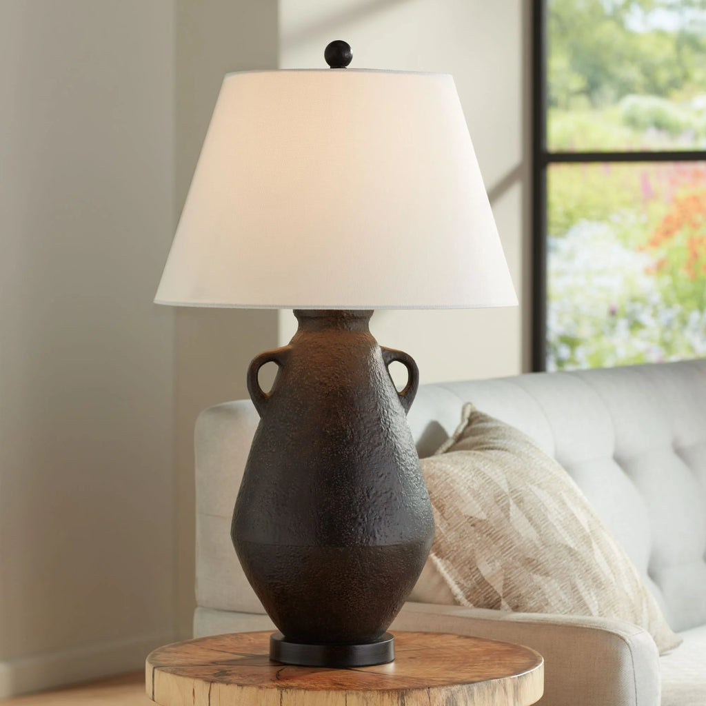 28" Tall Black Table Lamp N890922