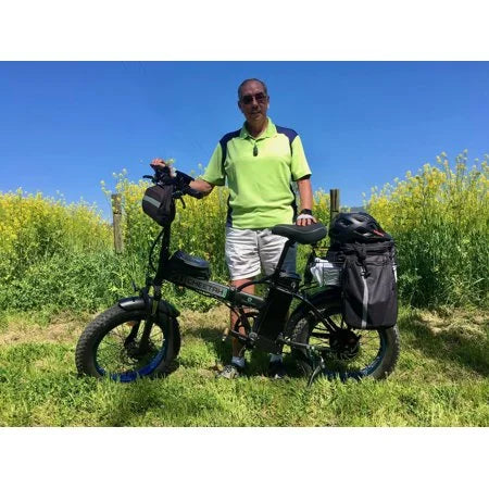 500 W Electric Bike 20" Fat Tire Folding Electric Bicycle 36 V 12.5 AH Removable Battery O571