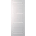 36 in. x 80 in. Frosted Glass Solid Core Wood Composite Interior Door Slab V7833