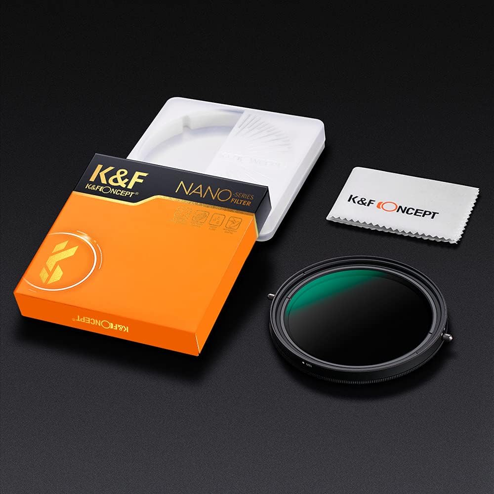 49mm Variable Fader ND2-ND32 ND Filter and CPL Circular Polarizing Filter 2 in 1 Pack of 2 S302993