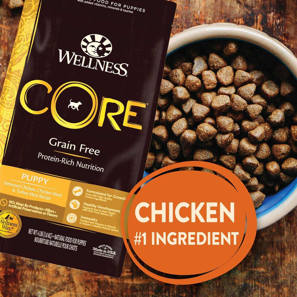 Grain Free Puppy Chicken Turkey Dry Dog Food Q901354